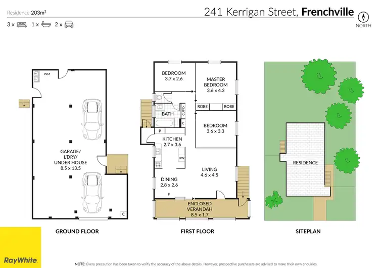 Floorplan of Homely house listing, 241 Kerrigan Street, Frenchville QLD 4701