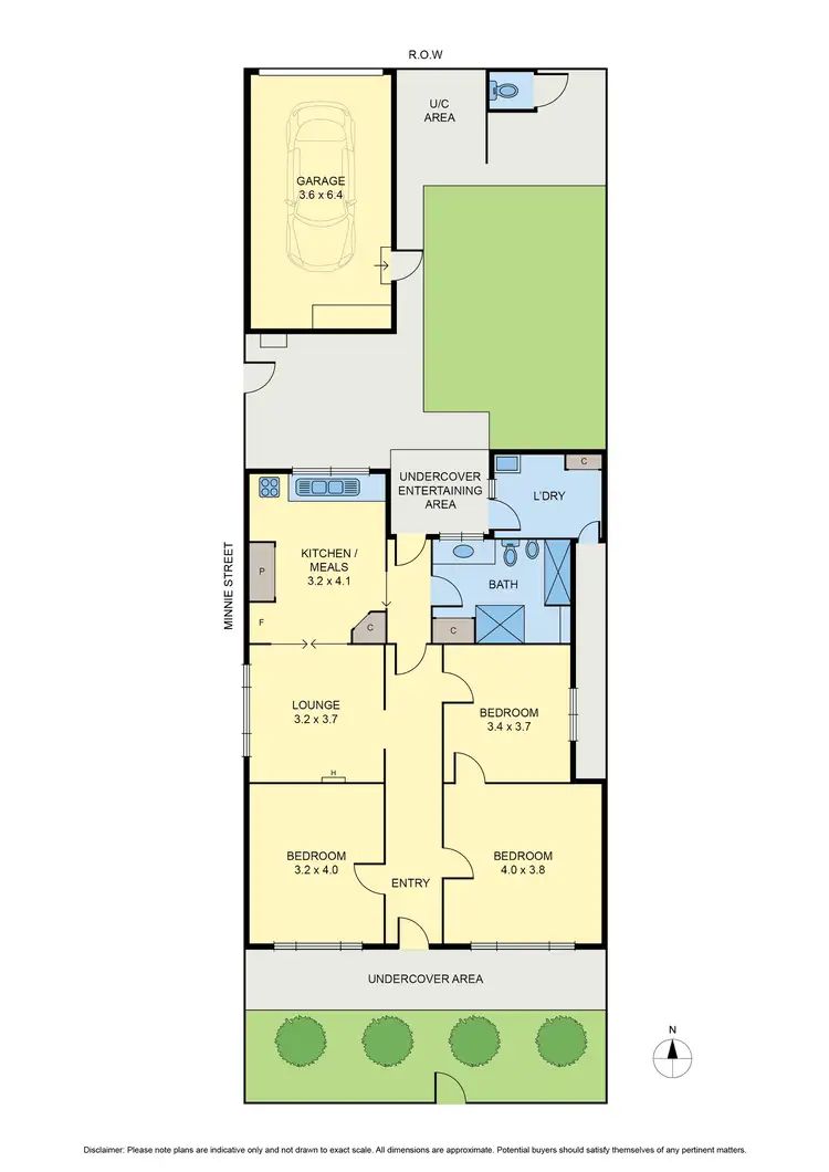 Floorplan of Homely house listing, 57 Evans Street, Brunswick VIC 3056