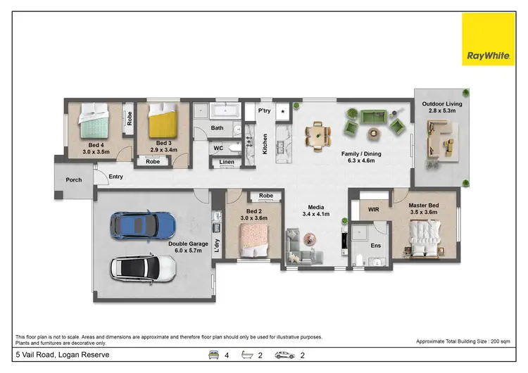Floorplan of Homely house listing, 5 Vail Street, Logan Reserve QLD 4133