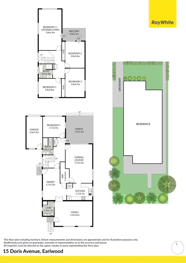 Floorplan of Homely house listing, 15 Doris Avenue, Earlwood NSW 2206
