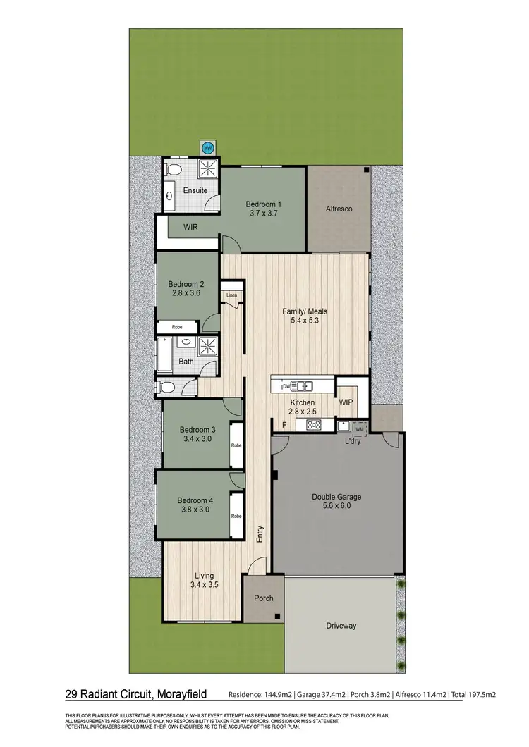 Floorplan of Homely house listing, 29 Radiant Circuit, Morayfield QLD 4506