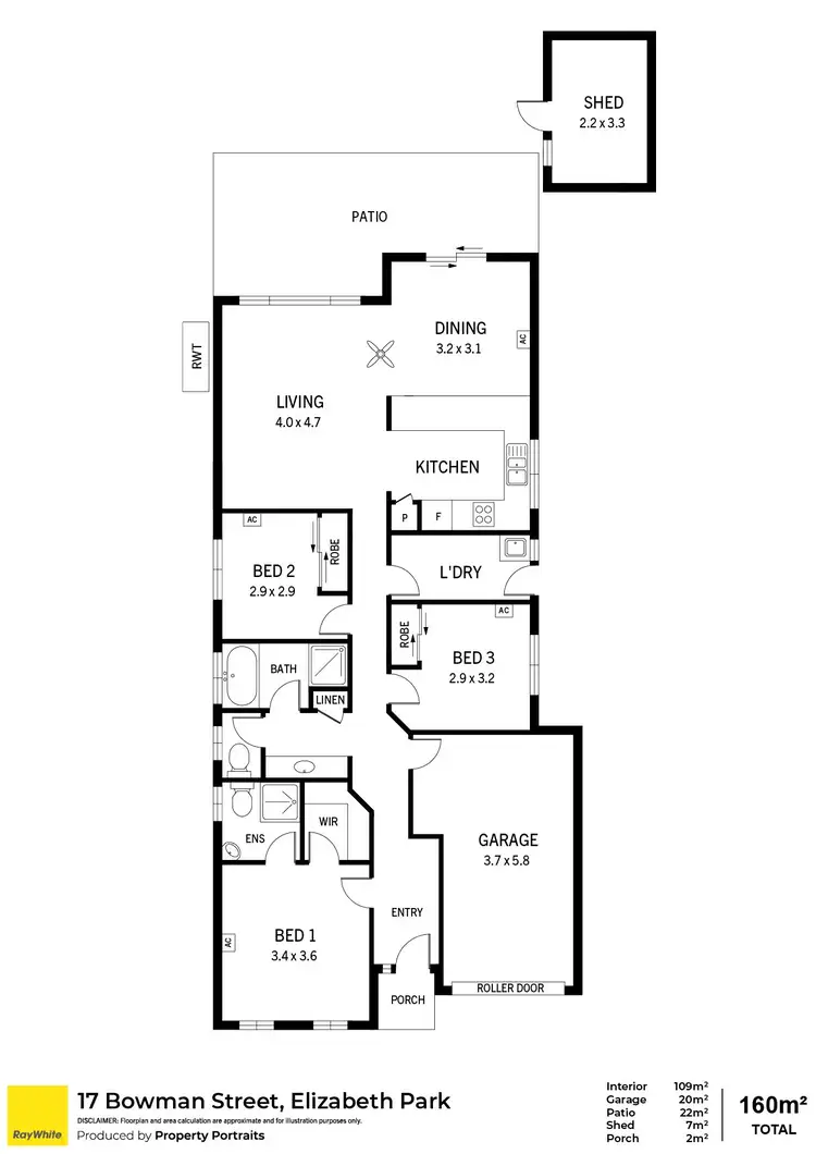 Floorplan of Homely house listing, 17 Bowman Street, Elizabeth Park SA 5113