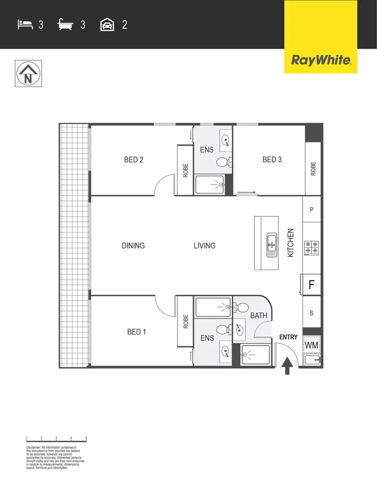 Floorplan of Homely apartment listing, 180/56 Forbes Street, Turner ACT 2612