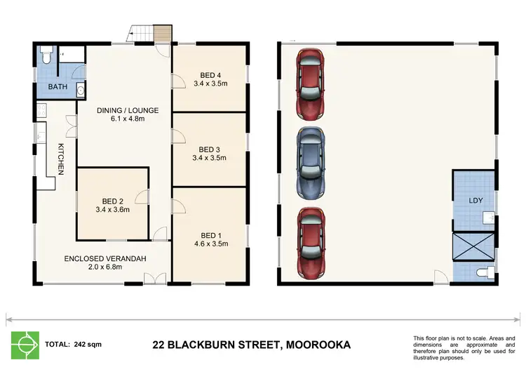 Floorplan of Homely house listing, 22 Blackburn Street, Moorooka QLD 4105
