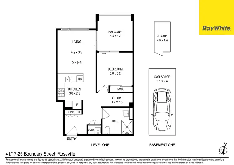 Floorplan of Homely unit listing, 41/17-25 Boundary Street, Roseville NSW 2069