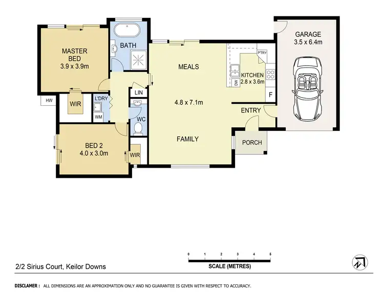 Floorplan of Homely house listing, 2/2 Sirius Court, Keilor Downs VIC 3038