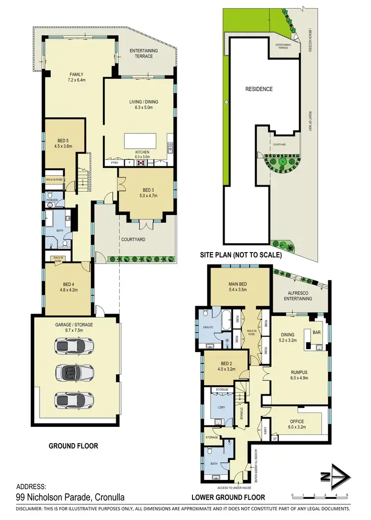 Floorplan of Homely house listing, 99 Nicholson Parade, Cronulla NSW 2230
