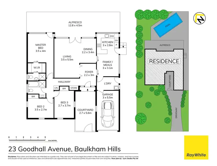 Floorplan of Homely house listing, 23 Goodhall Avenue, Baulkham Hills NSW 2153