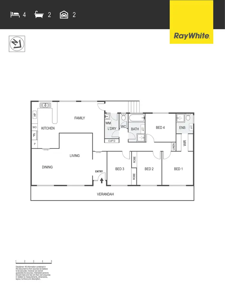 Floorplan of Homely house listing, 1 Appel Crescent, Fadden ACT 2904