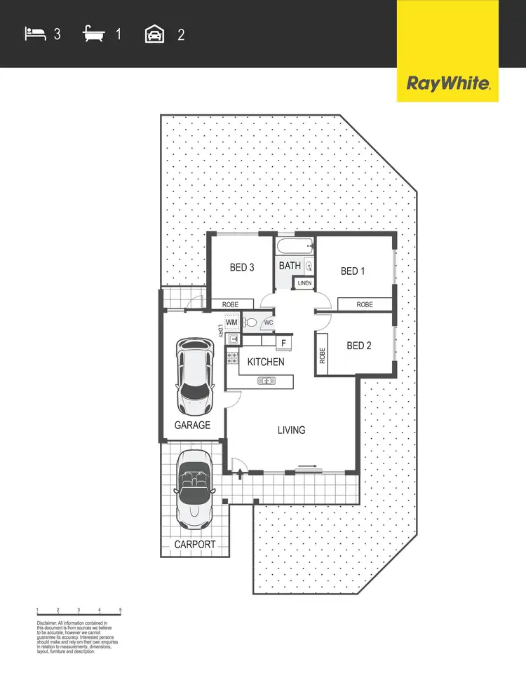 Floorplan of Homely townhouse listing, 12/141 Macfarlane Burnet Avenue, Macgregor ACT 2615