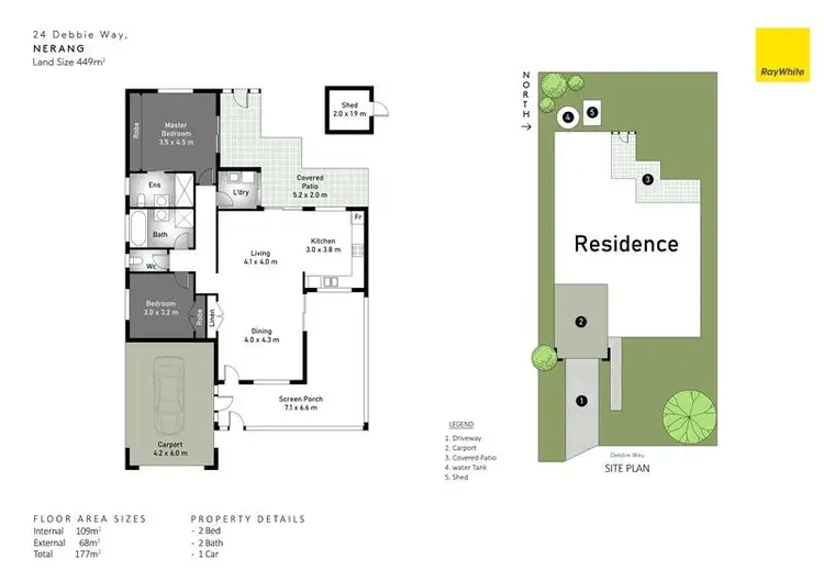 Floorplan of Homely house listing, 24 Debbie Way, Nerang QLD 4211
