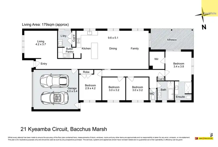 Floorplan of Homely house listing, 21 Kyeamba Circuit, Bacchus Marsh VIC 3340
