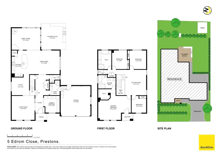 Floorplan of Homely house listing, 5 Edrom Close, Prestons NSW 2170