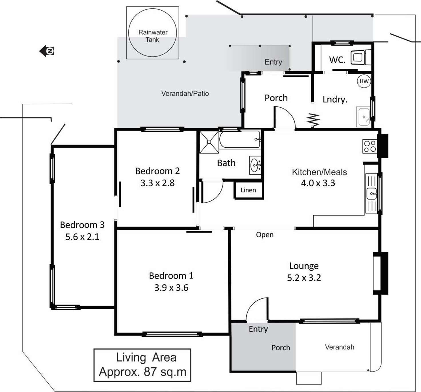 Floorplan of Homely house listing, 6 Zante Road, Berri SA 5343