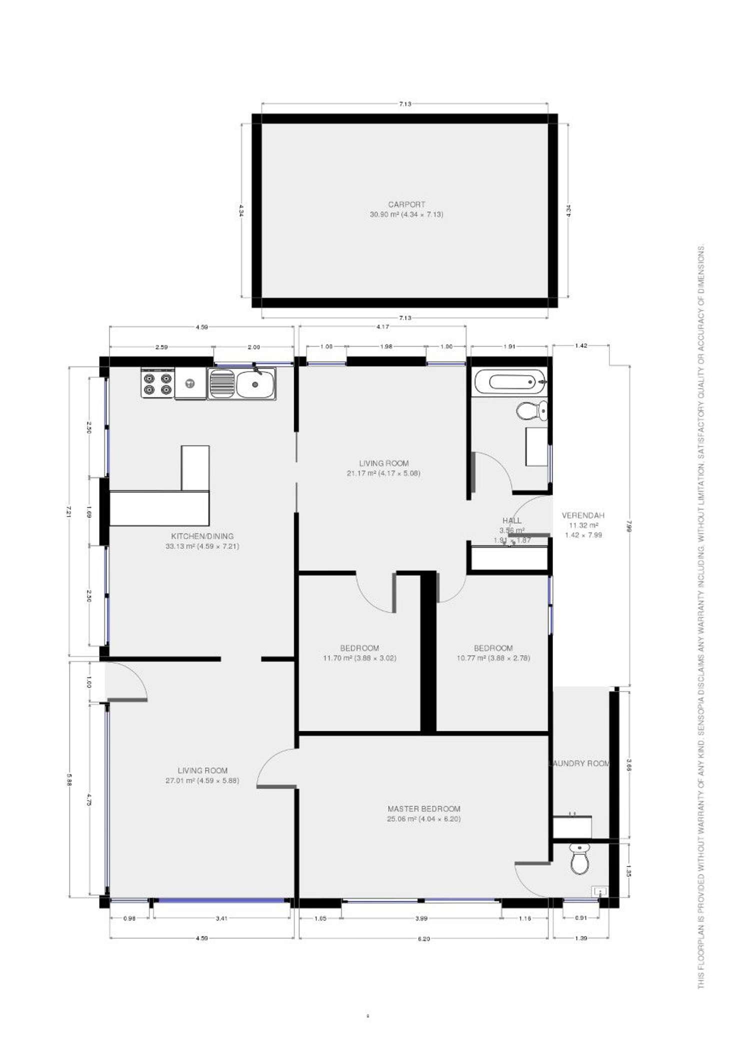 Floorplan of Homely house listing, 61 Court Street, Boorowa NSW 2586
