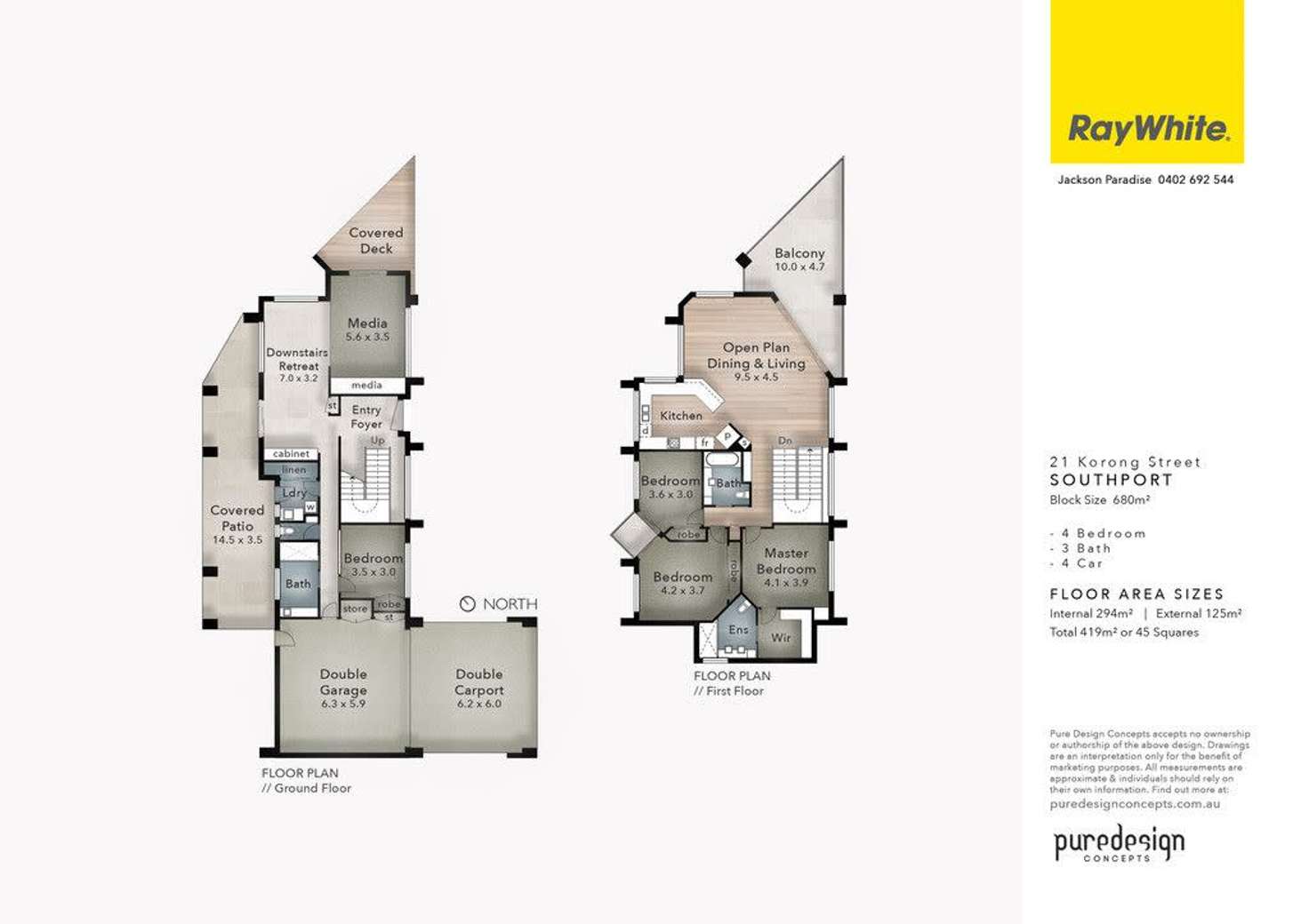 Floorplan of Homely house listing, 21 Korong Street, Southport QLD 4215