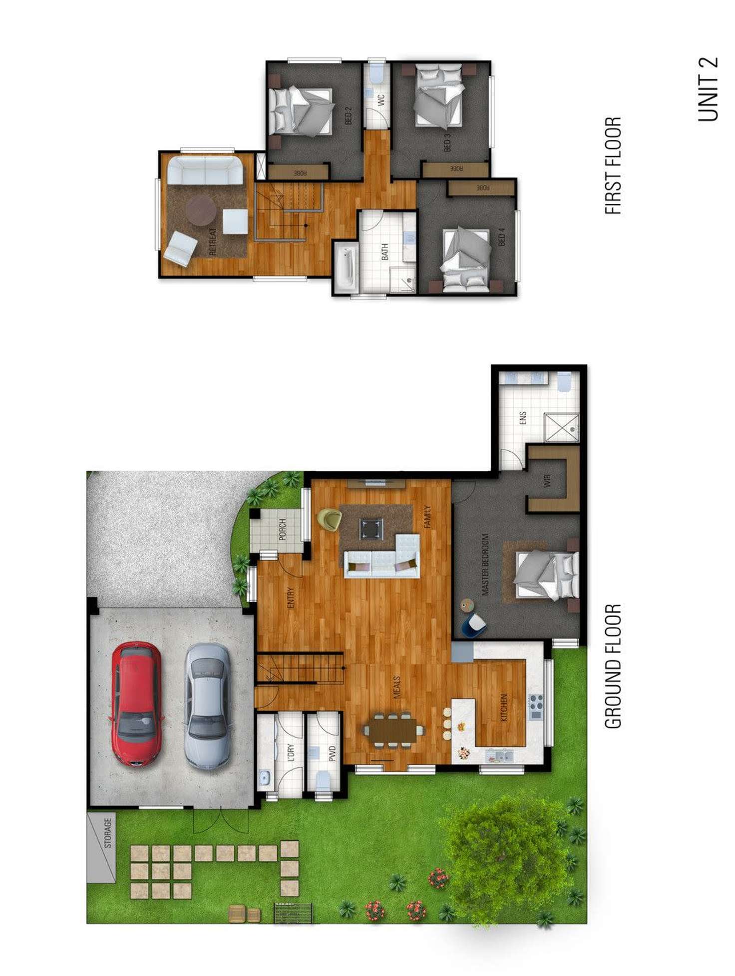 Floorplan of Homely townhouse listing, 2/109 Wanda Street, Mulgrave VIC 3170