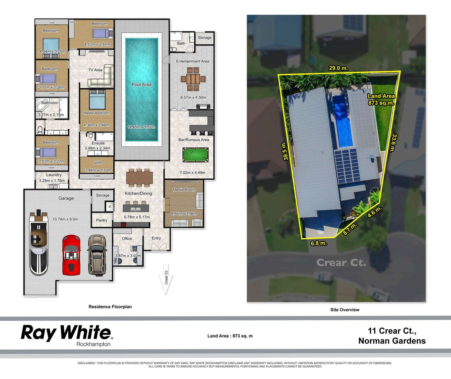 Floorplan of Homely house listing, 11 Crear Court, Norman Gardens QLD 4701