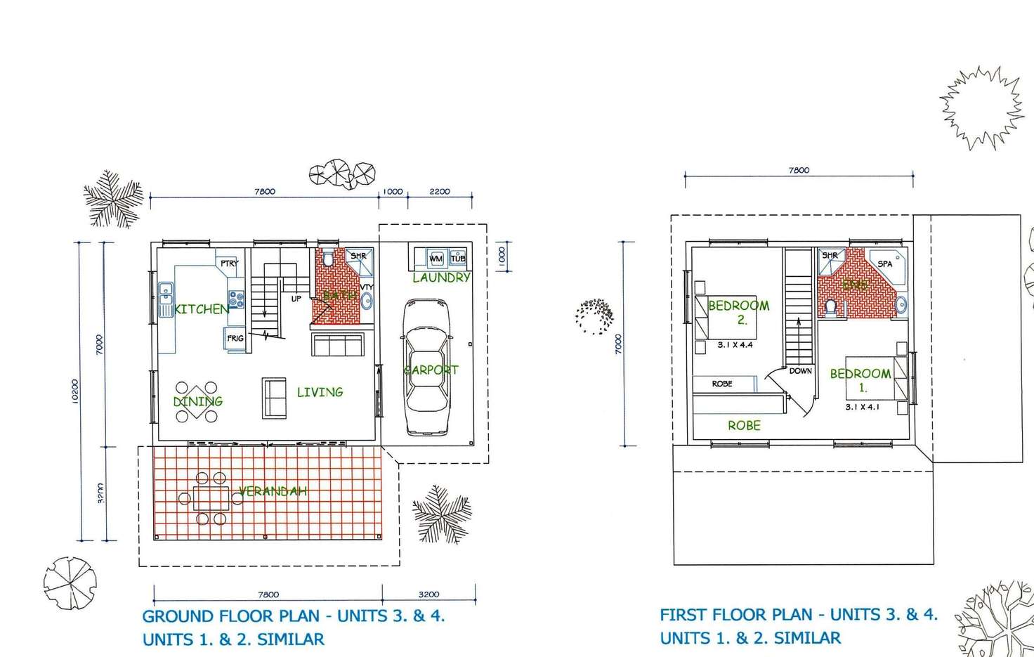 Floorplan of Homely apartment listing, 2/19 Mariner Drive, South Mission QLD 4852