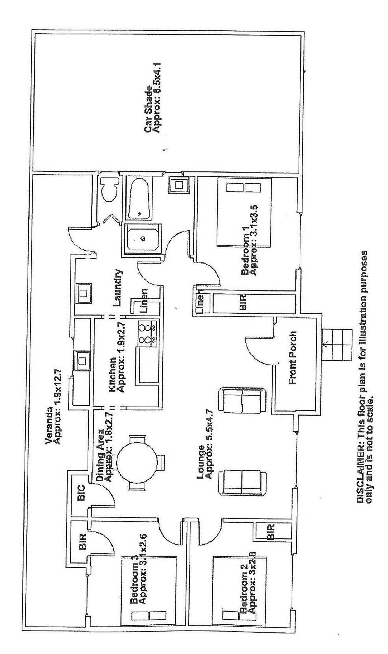 Floorplan of Homely house listing, 1A Trenaman Crescent, Berri SA 5343