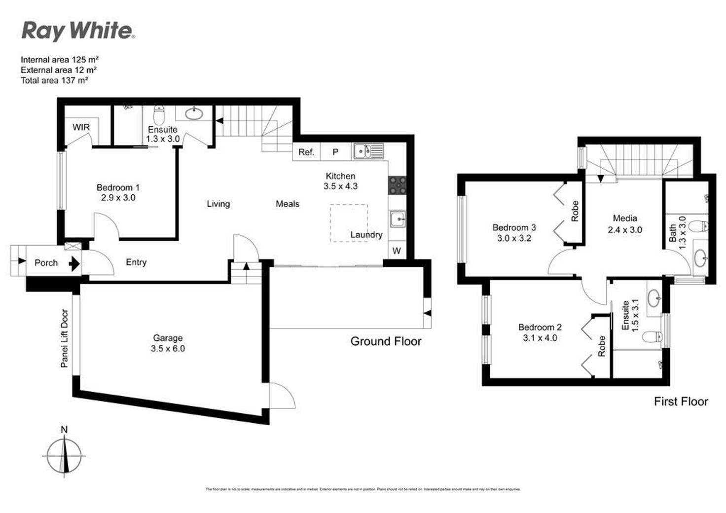 Floorplan of Homely townhouse listing, 1and4/26 Raymond Street, Ashwood VIC 3147