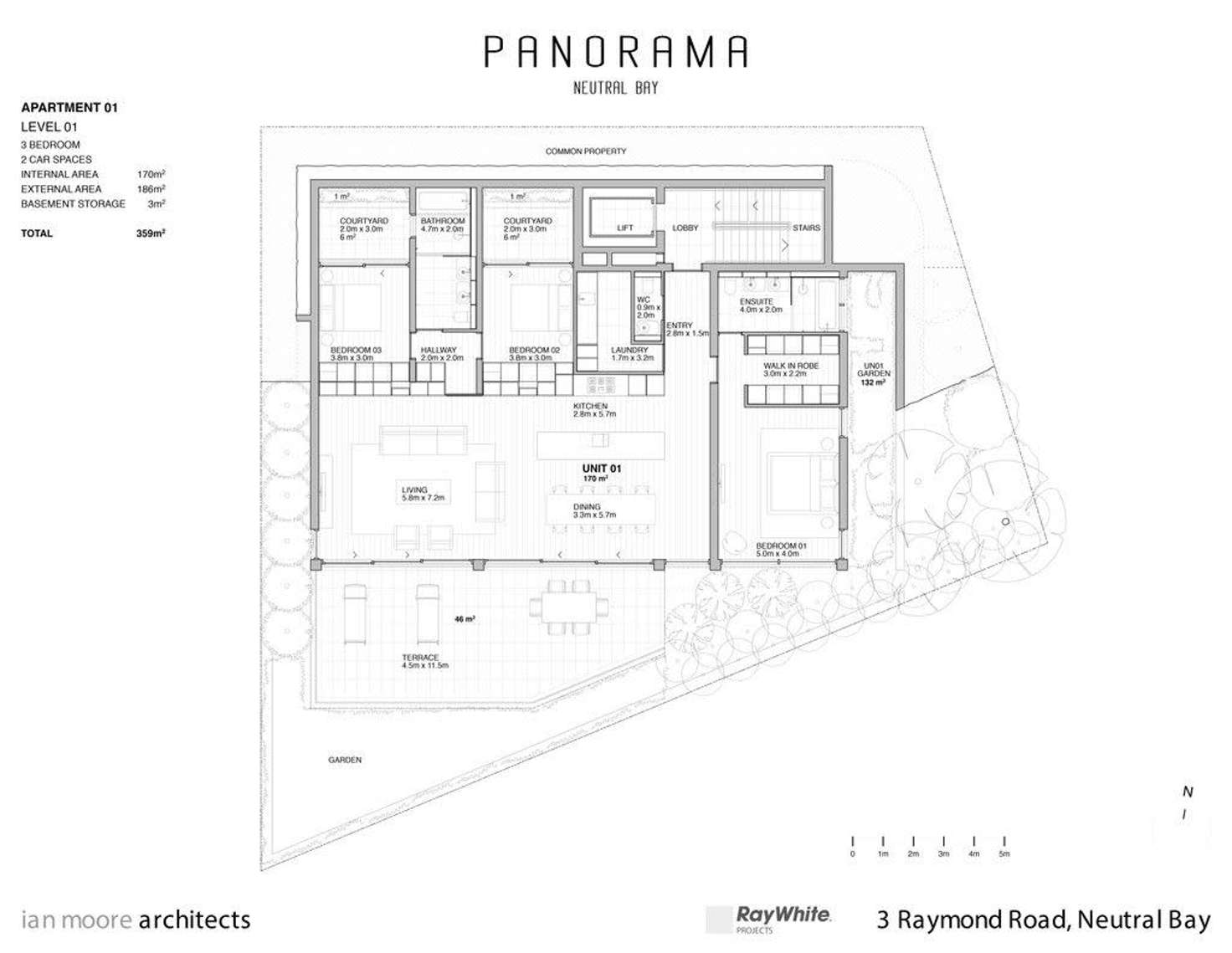 Floorplan of Homely apartment listing, 1/3 Raymond Road, Neutral Bay NSW 2089