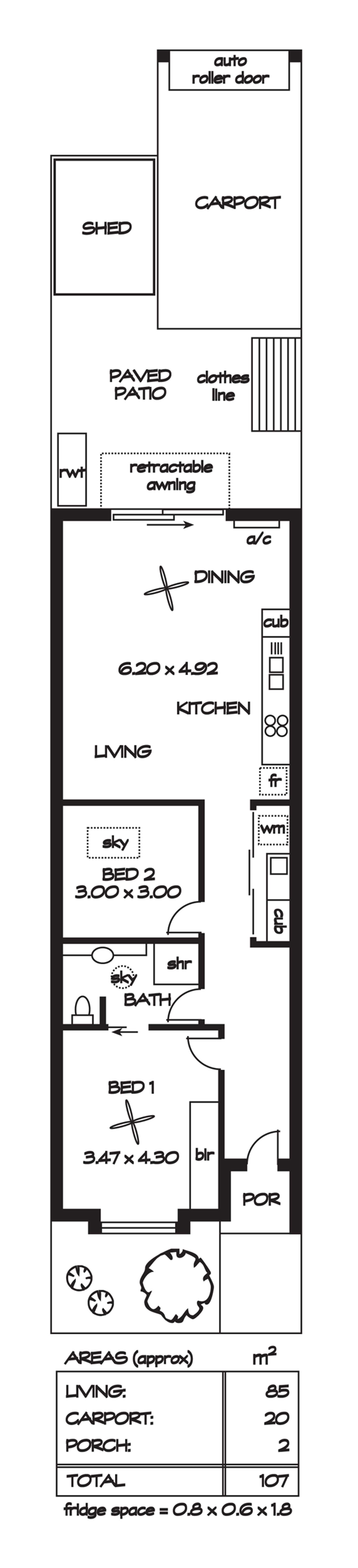 Floorplan of Homely house listing, 18/21 The Avenue, Athol Park SA 5012