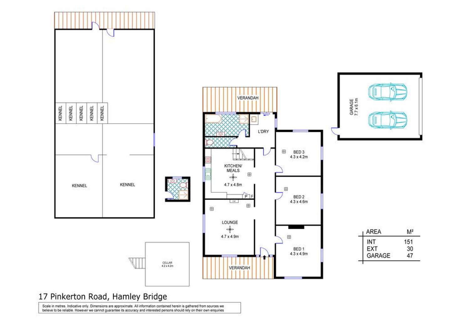 Floorplan of Homely house listing, 17 Pinkerton Road, Hamley Bridge SA 5401