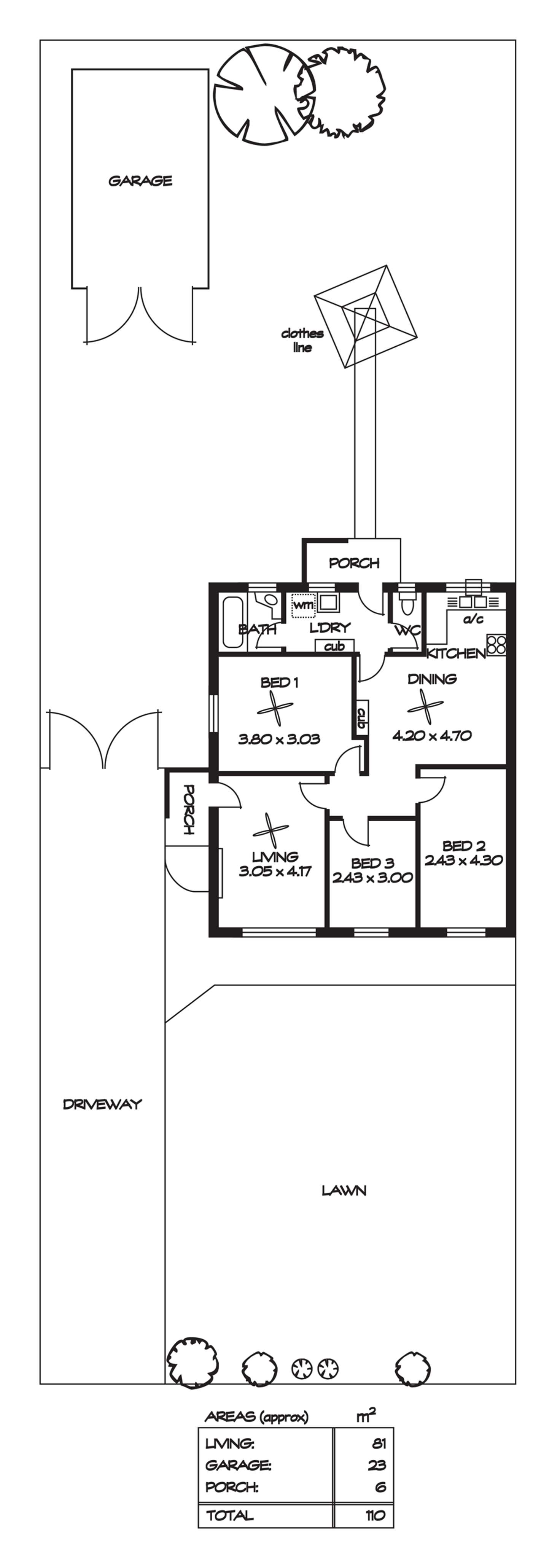 Floorplan of Homely house listing, 34 Cardigan Street, Angle Park SA 5010