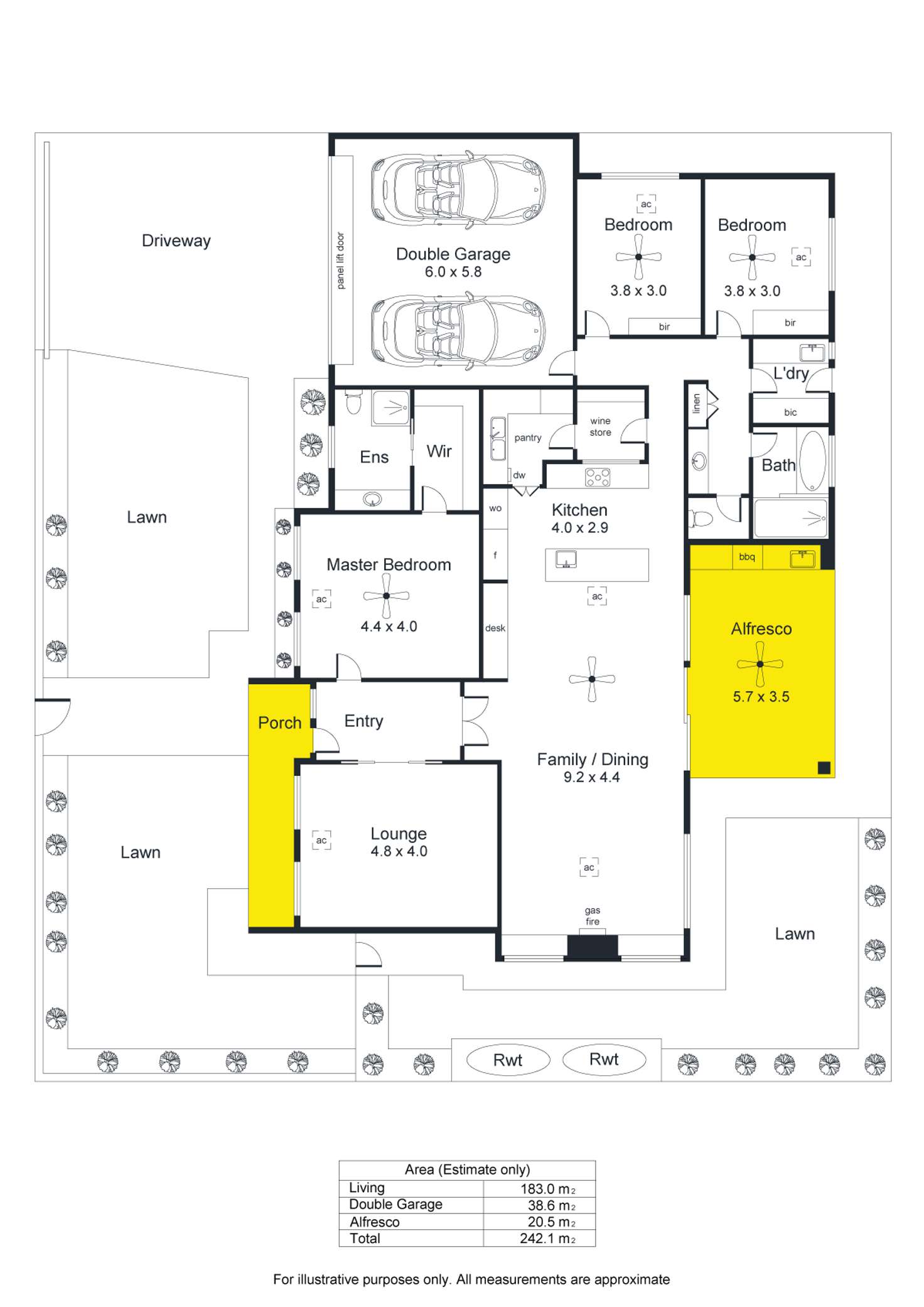 Floorplan of Homely house listing, 23A Rugby Street, Kingswood SA 5062