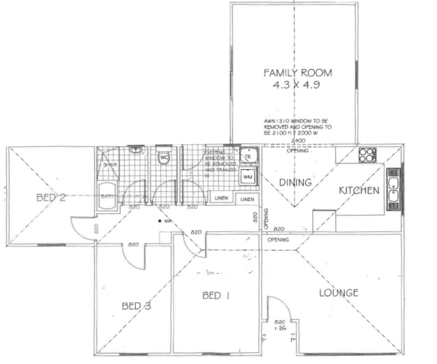 Floorplan of Homely house listing, 7 Showell Avenue, Renmark SA 5341