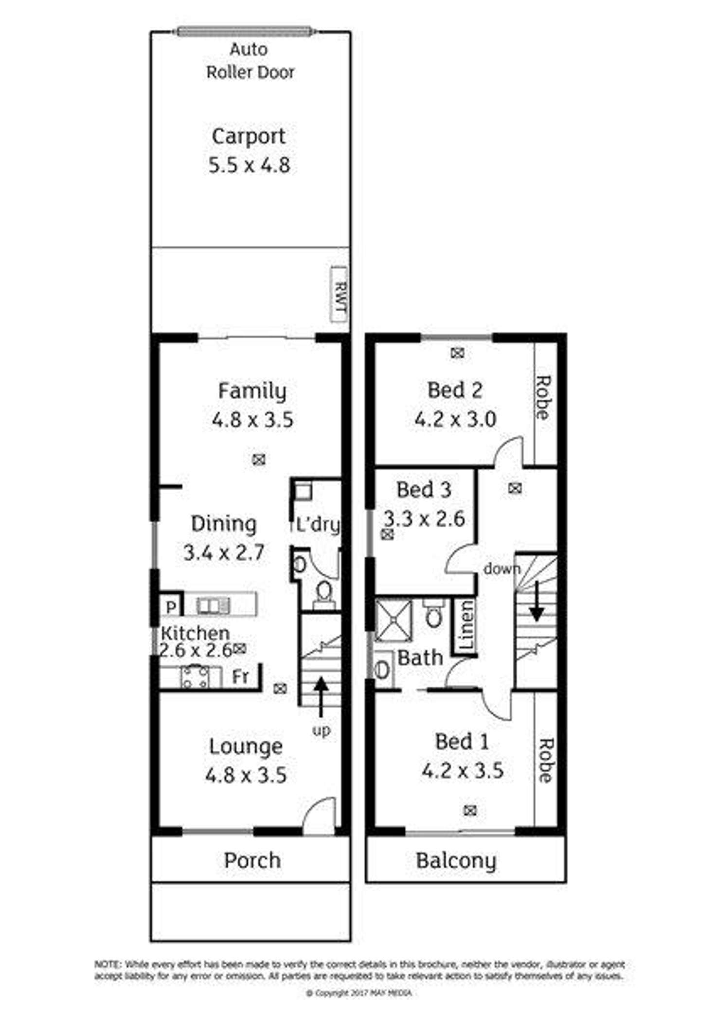 Floorplan of Homely house listing, 1/78 Millicent Street, Athol Park SA 5012