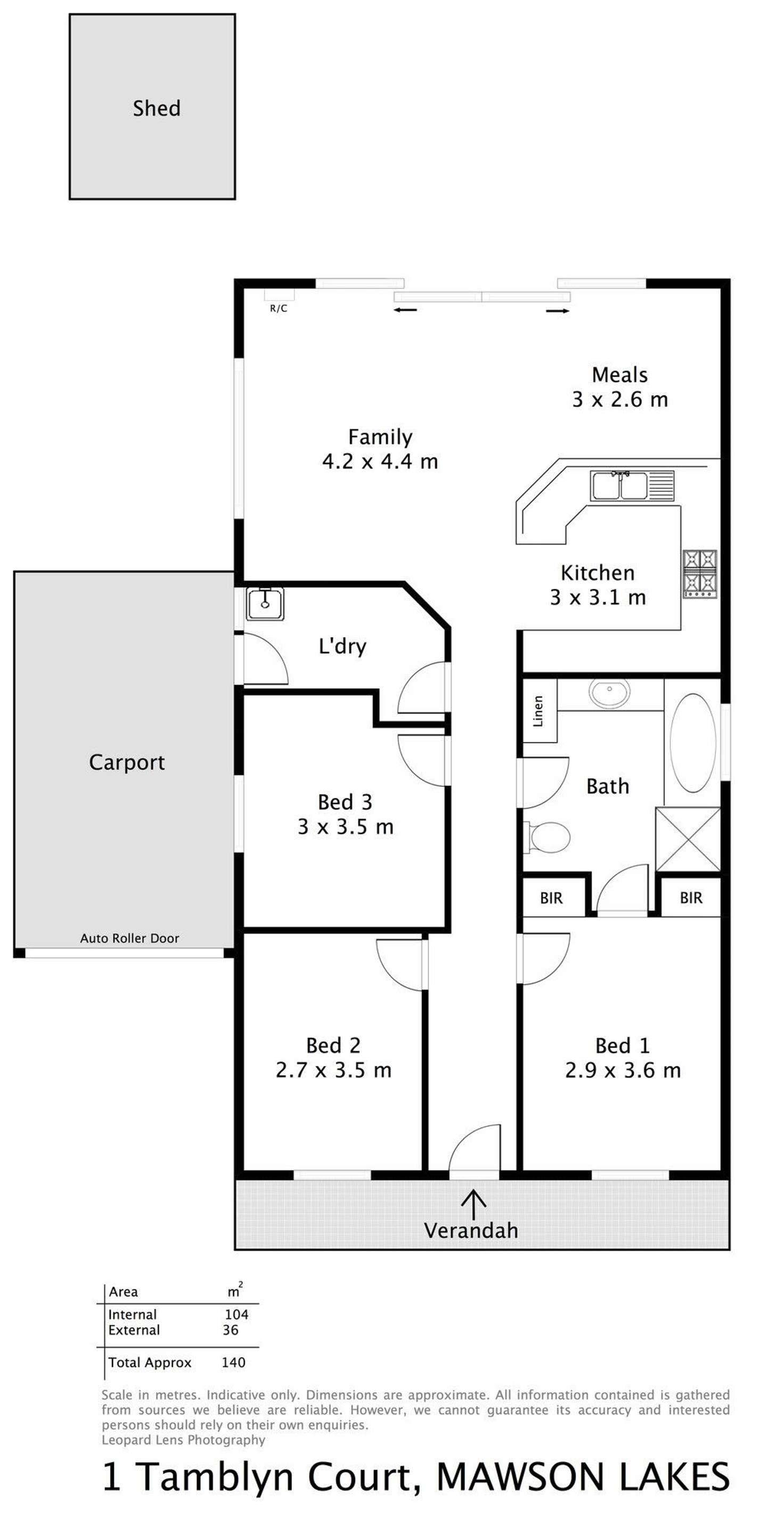 Floorplan of Homely house listing, 1 Tamblyn Court, Mawson Lakes SA 5095