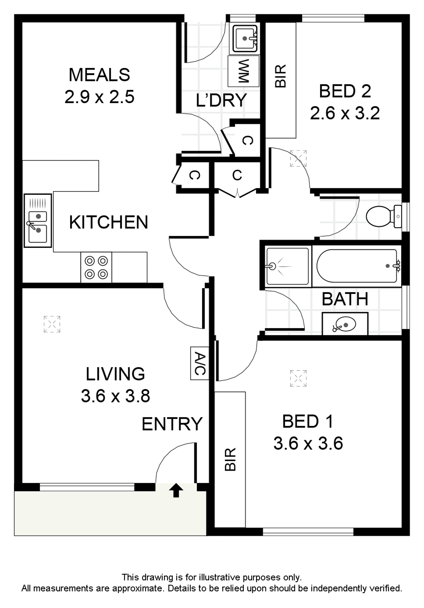 Floorplan of Homely house listing, 1/200 Payneham Road, Evandale SA 5069