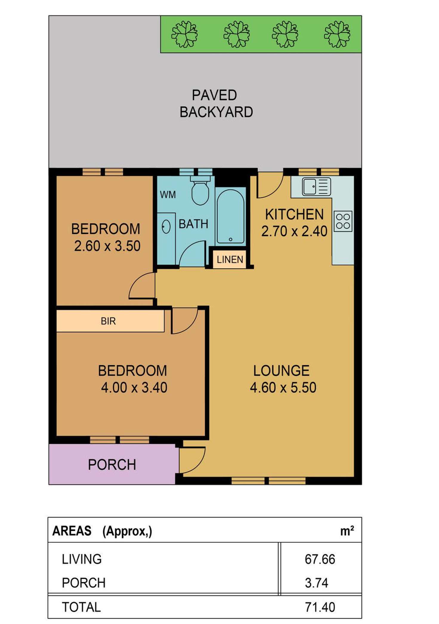 Floorplan of Homely unit listing, 5/73 Coombe Road, Allenby Gardens SA 5009