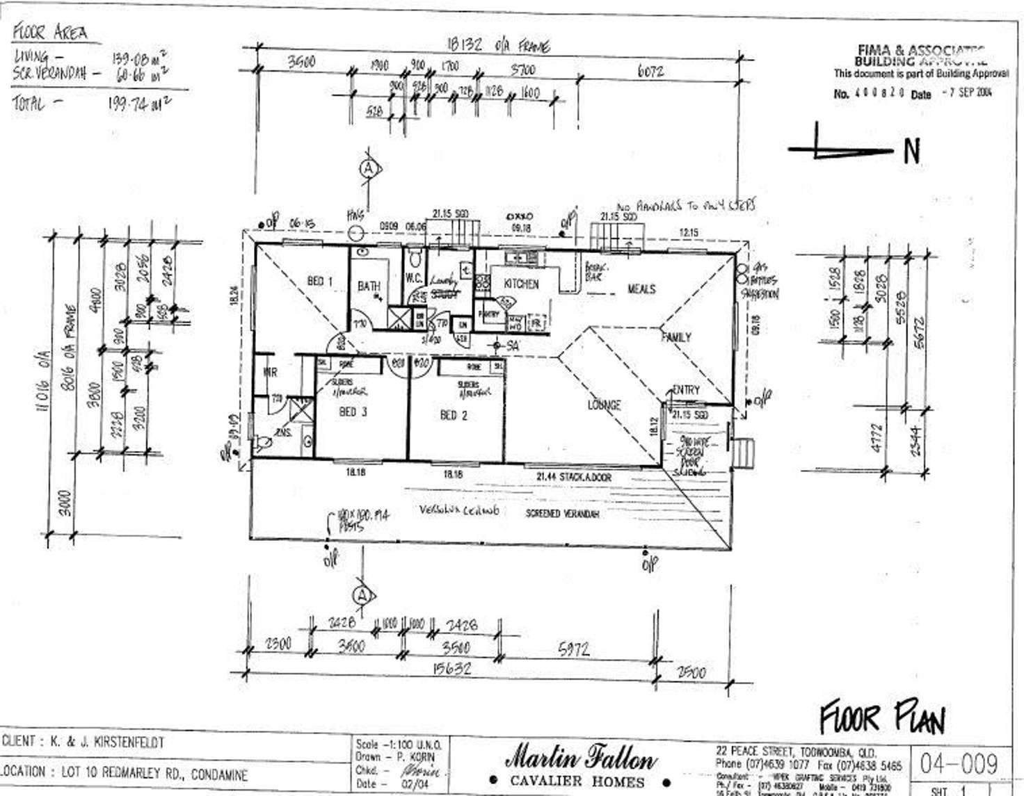 Floorplan of Homely acreageSemiRural listing, 307 Redmarley Road, Condamine QLD 4416