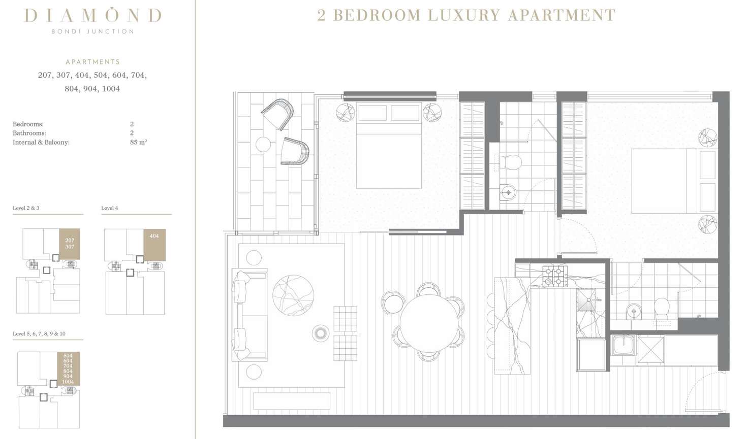 Floorplan of Homely apartment listing, 904/334-354 Oxford Street, Bondi Junction NSW 2022