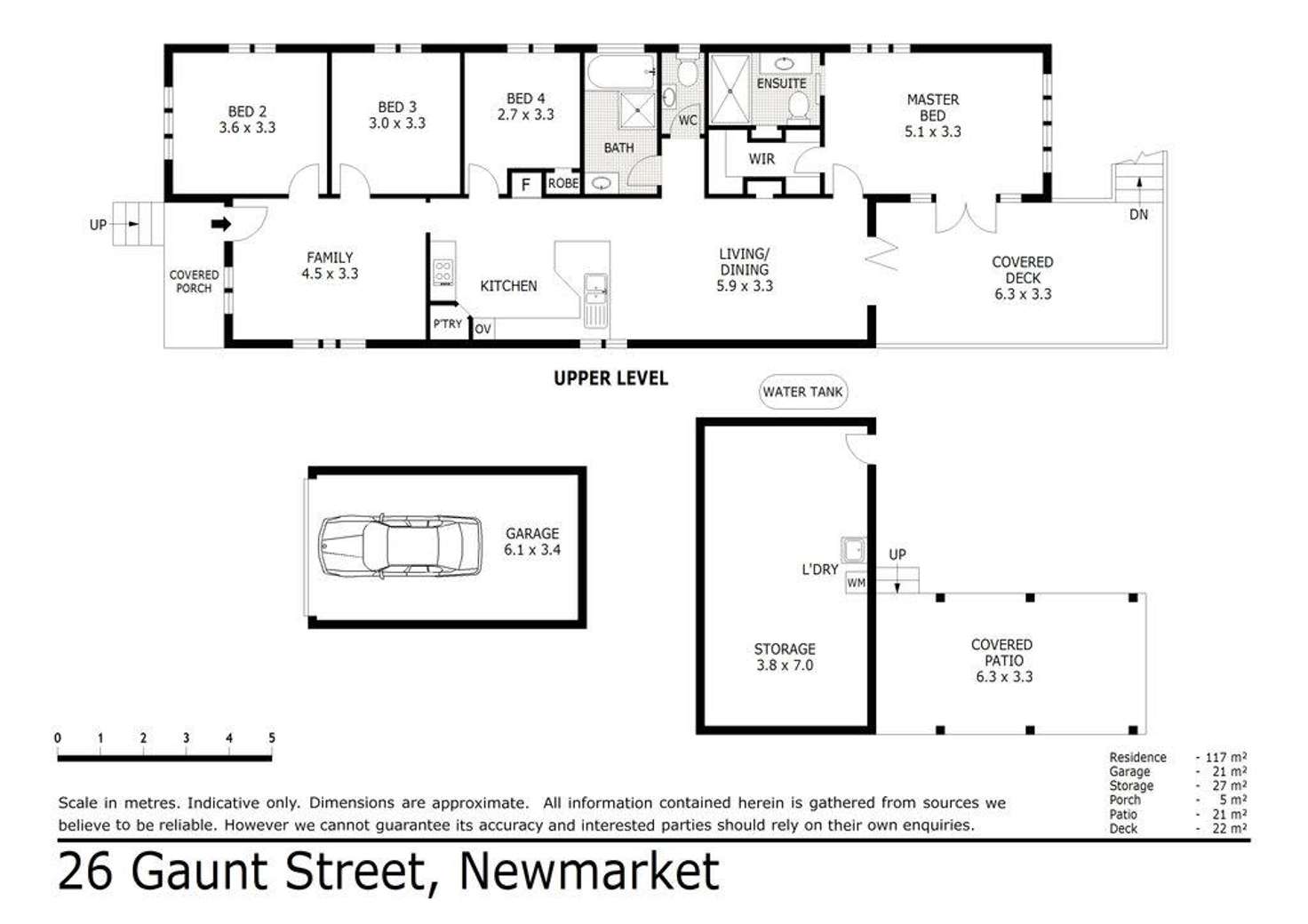 Floorplan of Homely house listing, 26 Gaunt Street, Newmarket QLD 4051