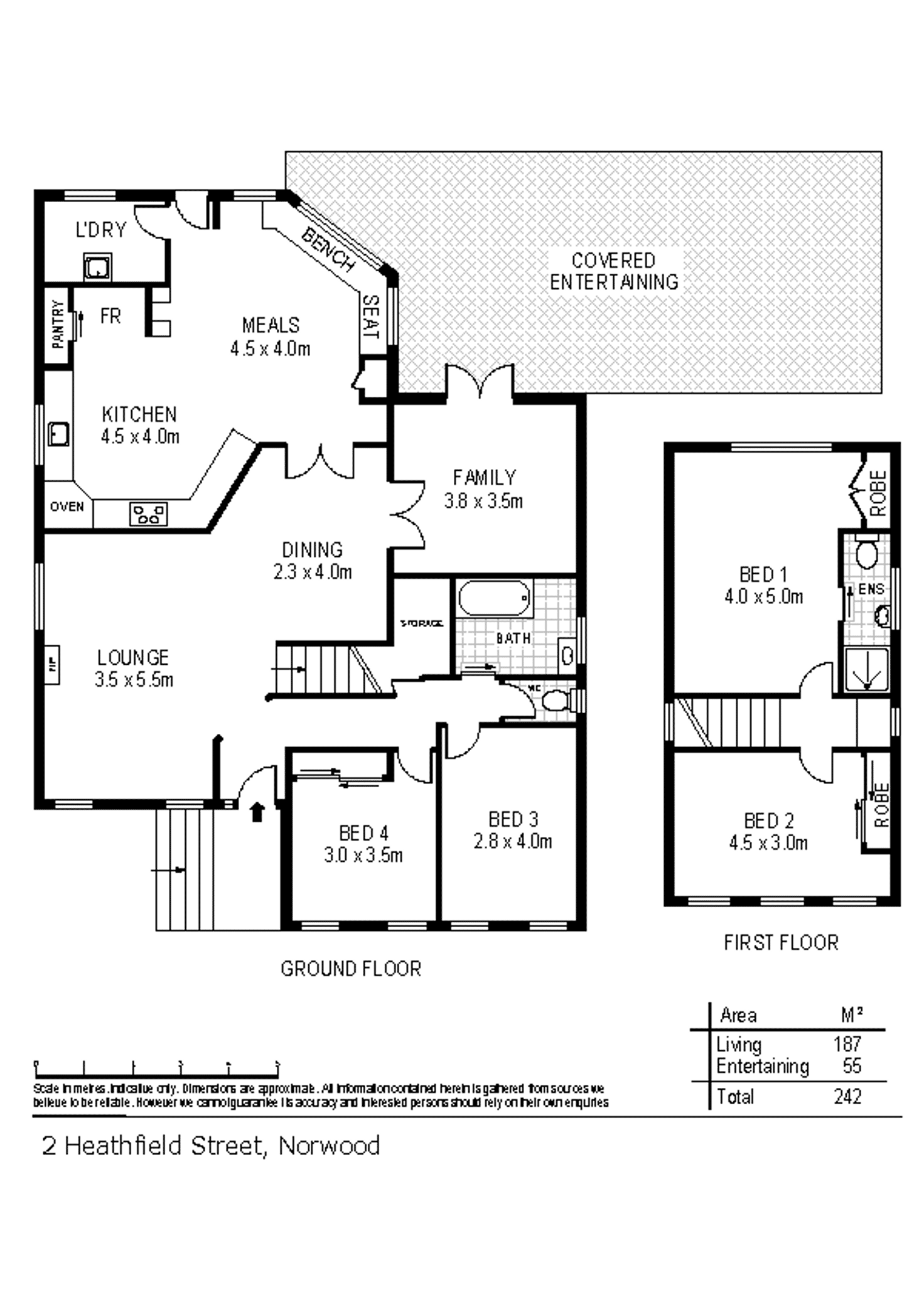 Floorplan of Homely house listing, 2 Heathfield Street, Norwood TAS 7250