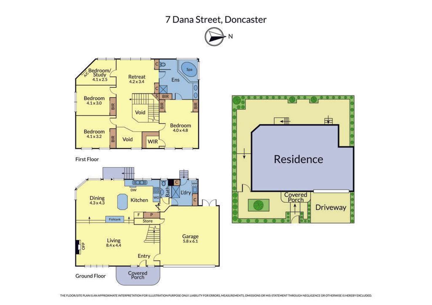 Floorplan of Homely house listing, 7 Dana Street, Doncaster VIC 3108