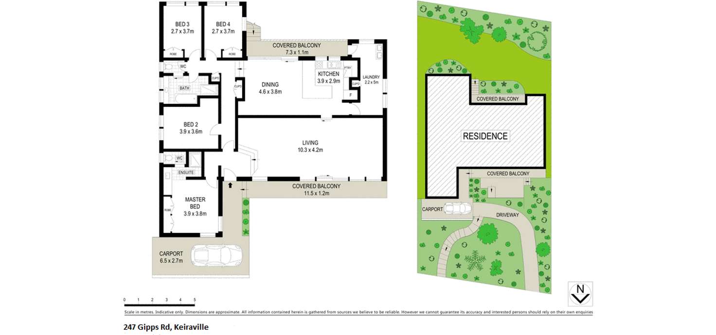 Floorplan of Homely house listing, 247 Gipps Road, Keiraville NSW 2500