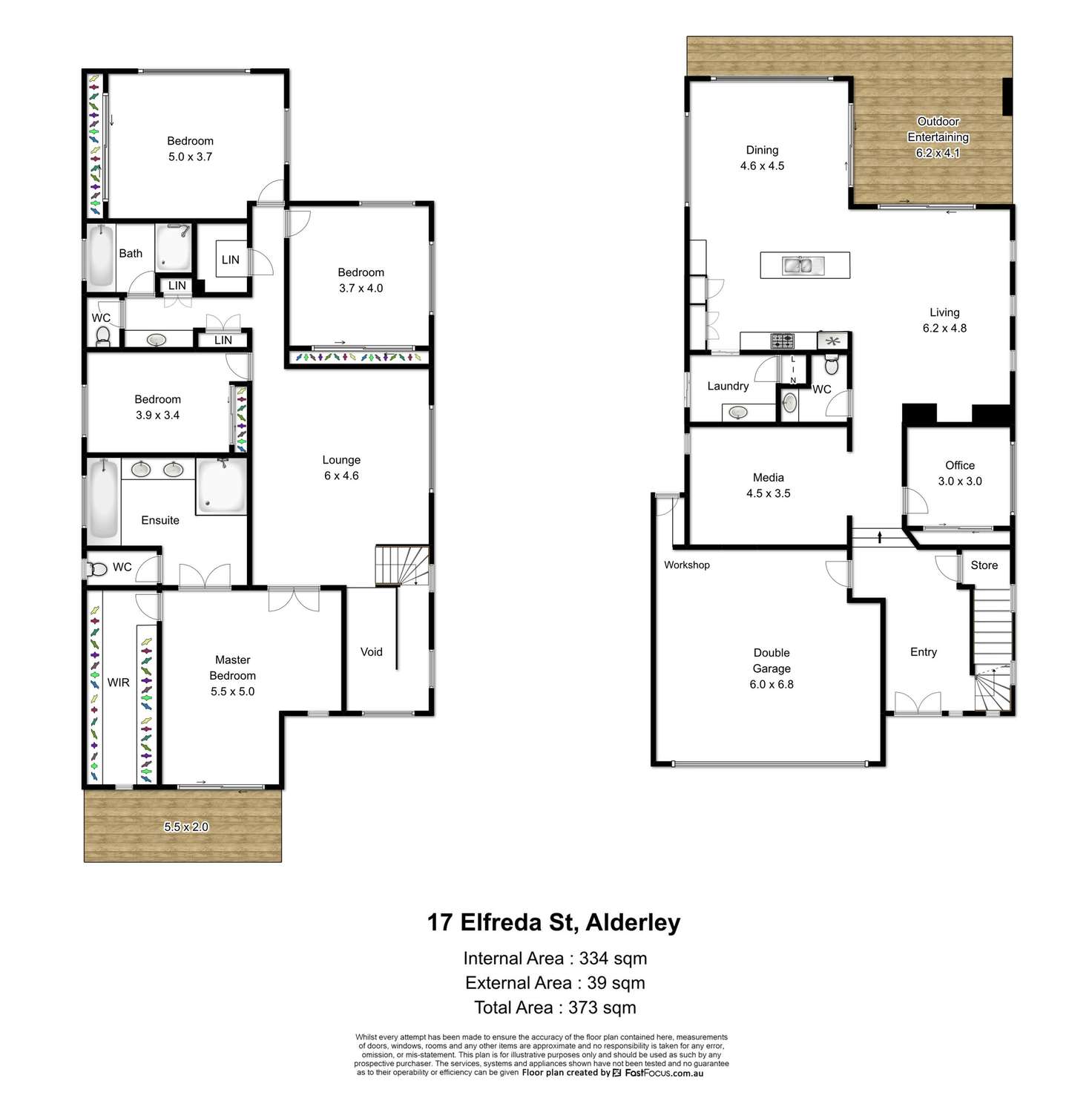 Floorplan of Homely house listing, 17 Elfreda Street, Alderley QLD 4051