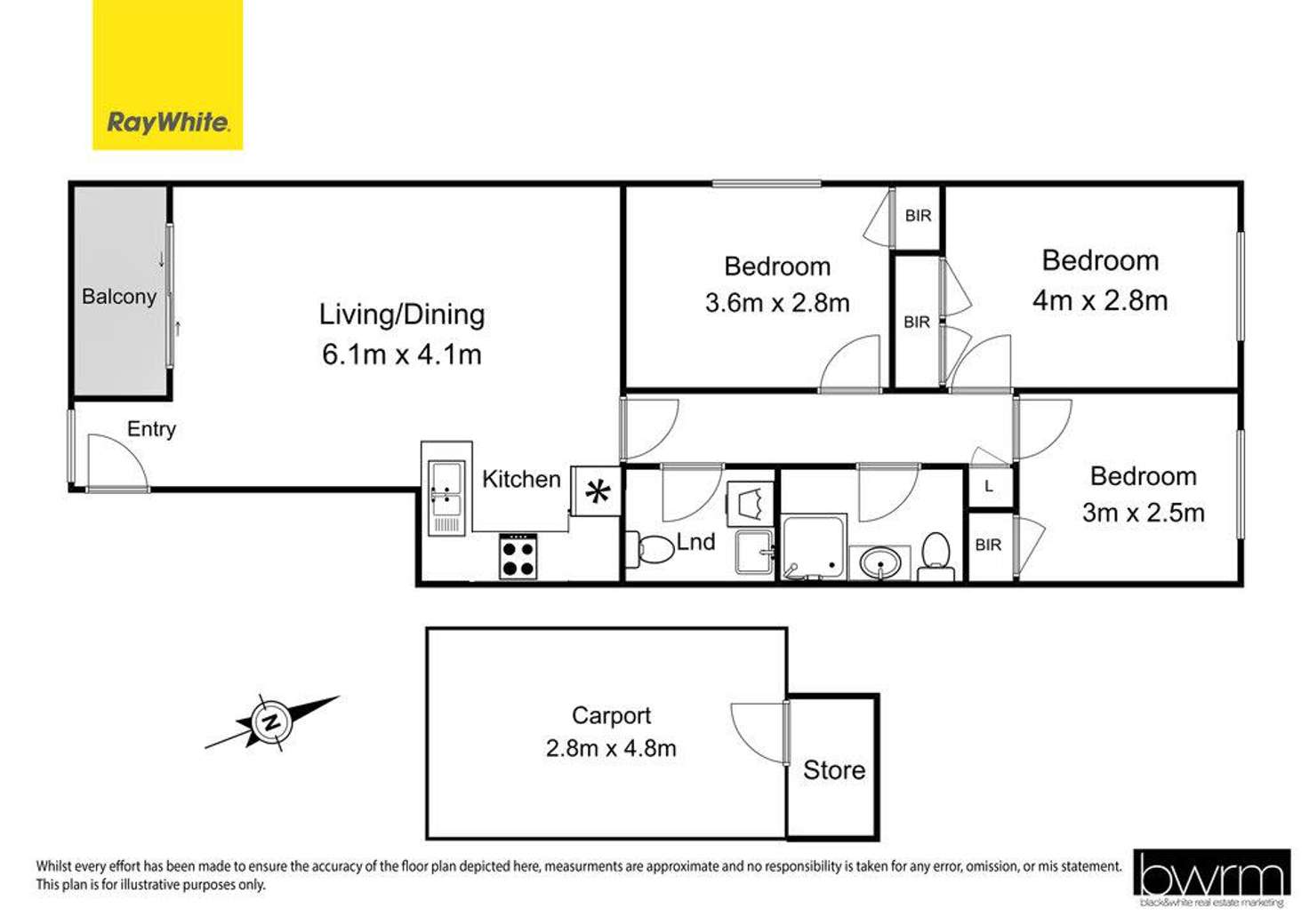 Floorplan of Homely unit listing, 19/2-6 Matthew Parade, Batehaven NSW 2536