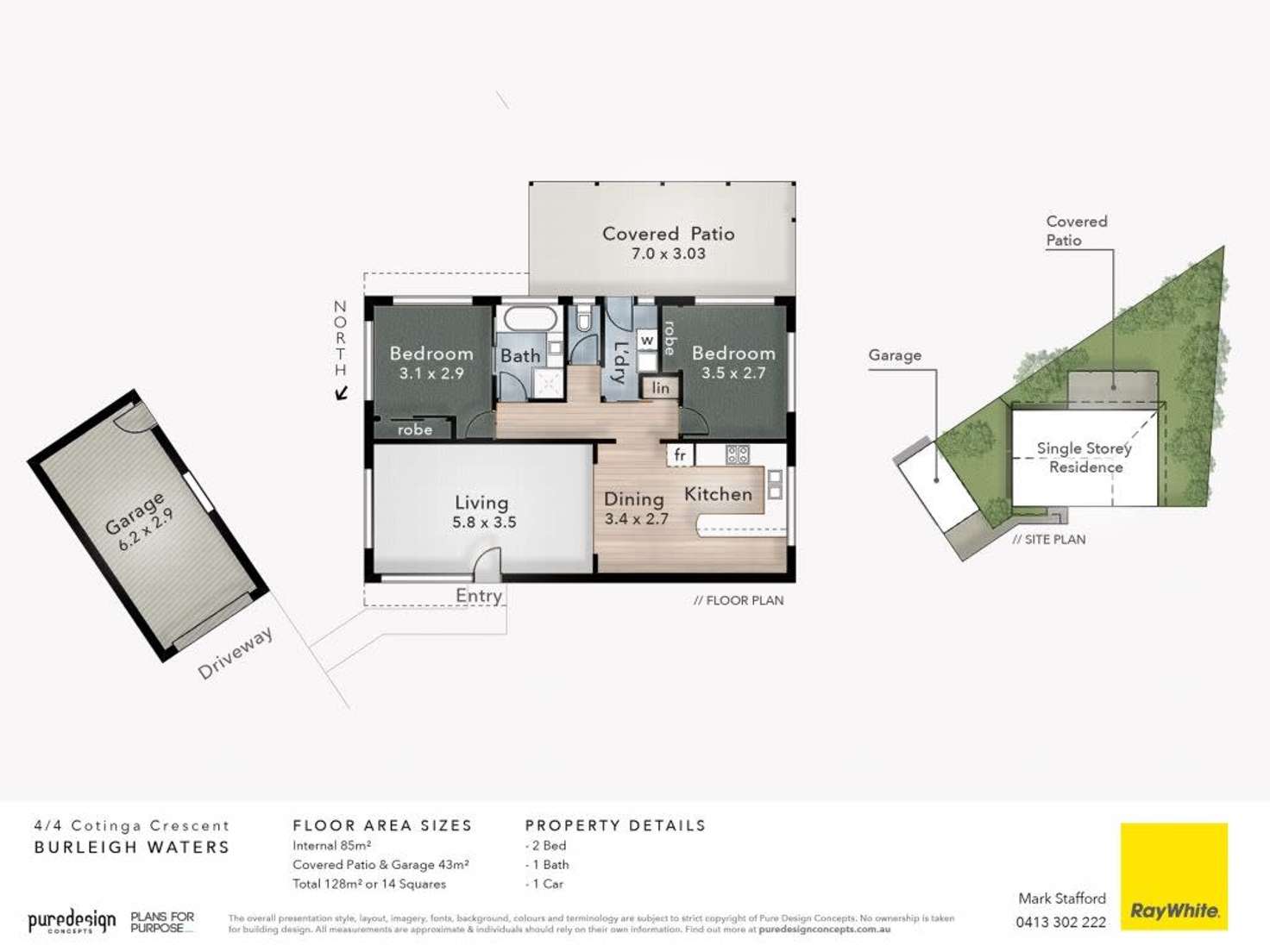 Floorplan of Homely house listing, 4/4 Cotinga Crescent, Burleigh Waters QLD 4220