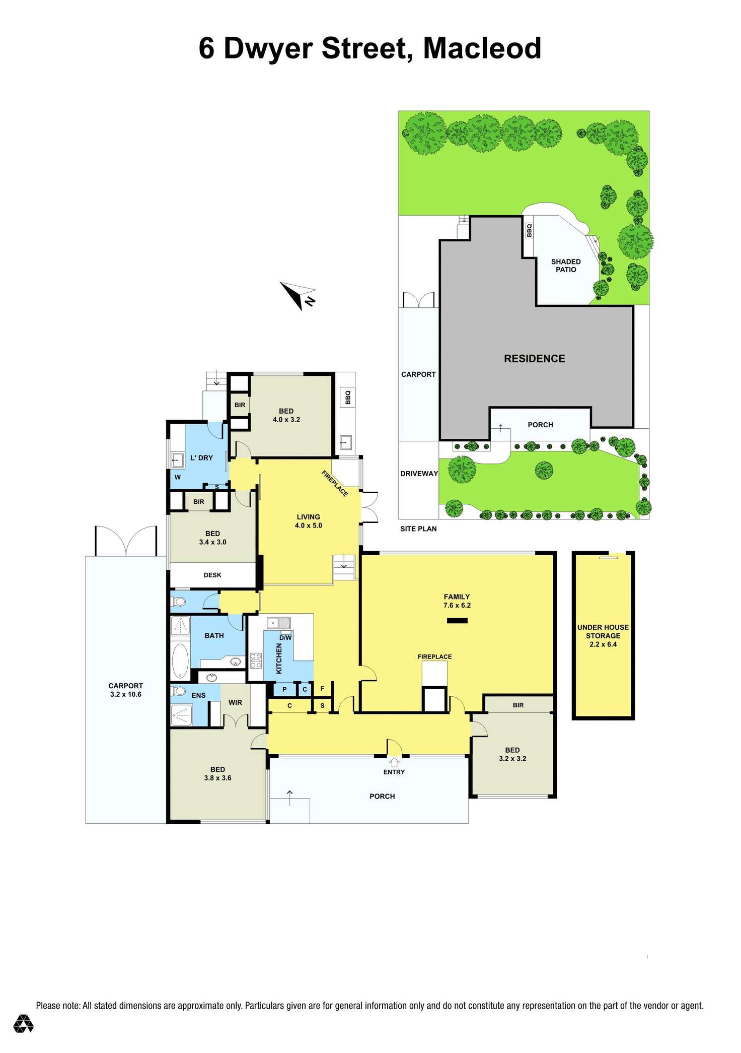 Floorplan of Homely house listing, 6 Dwyer Street, Macleod VIC 3085