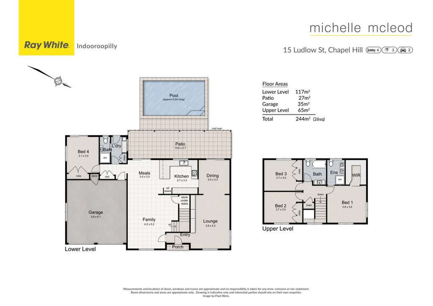 Floorplan of Homely house listing, 15 Ludlow Street, Chapel Hill QLD 4069