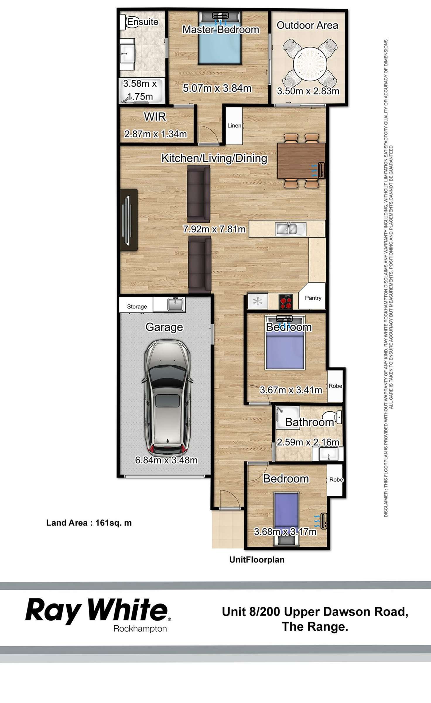 Floorplan of Homely house listing, 8/200 Upper Dawson Road, The Range QLD 4700