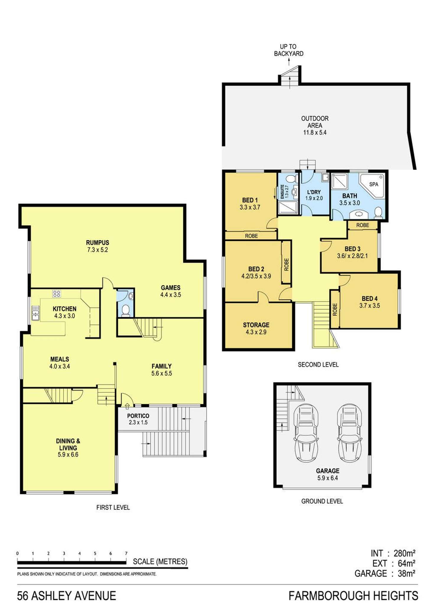 Floorplan of Homely house listing, 56 Ashley Avenue, Farmborough Heights NSW 2526