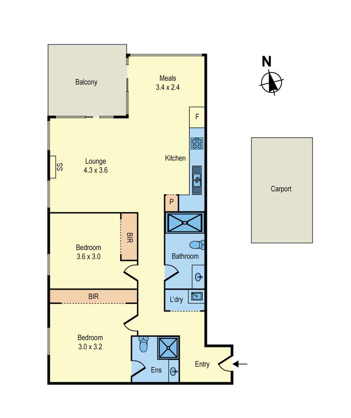 Floorplan of Homely apartment listing, 106/11 Central Avenue, Moorabbin VIC 3189