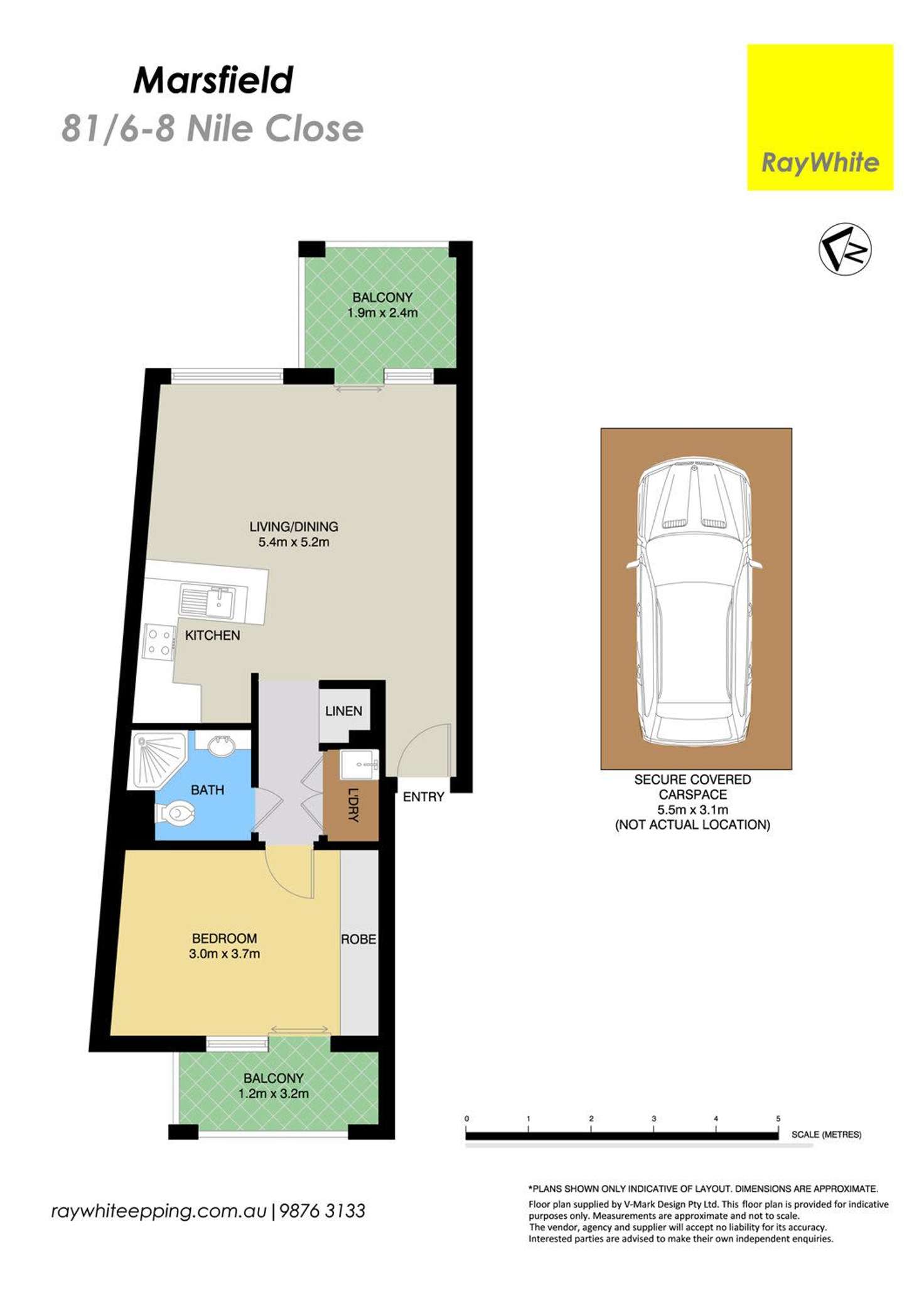 Floorplan of Homely apartment listing, 81/6-8 Nile Close, Marsfield NSW 2122